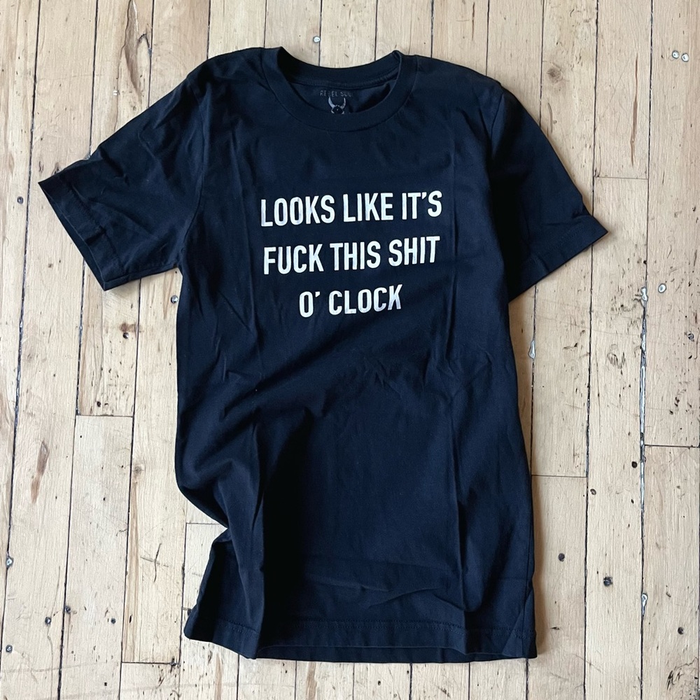 Black Graphic T-Shirt XS